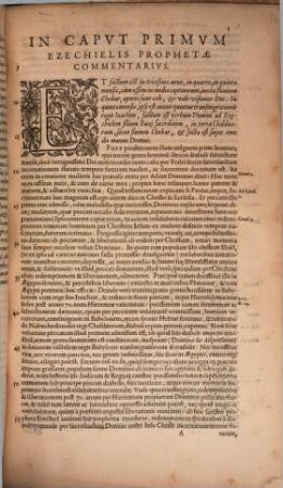 Commentaria in Ezechielem Prophetam