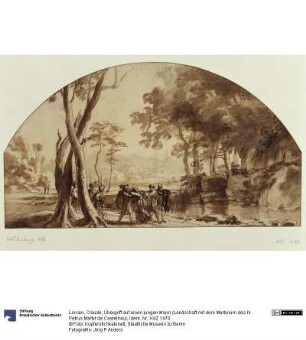Übergriff auf einen jungen Mann (Landschaft mit dem Martyrium des hl. Petrus Martyr de Castelnau)