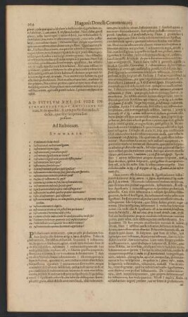 Ad Titulum XXI. De Fide Instrumentorum, Et Amissione Eorum, & de apochis, & antapochis faciendis, & de his, quae sine scriptura fieri possunt.