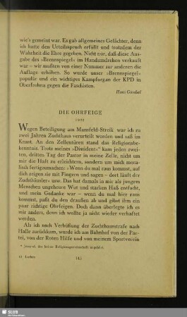 Die Ohrfeige