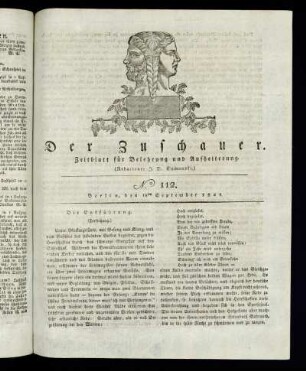 No. 112 - 18. September 1821
