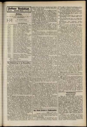 Zweite Ausgabe vom Samstag, den 07. Juni 1913.