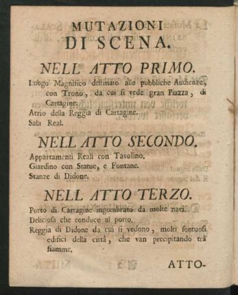 Mutazioni di scena