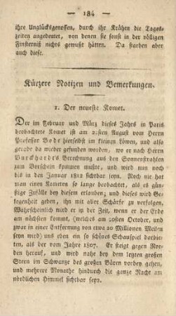 [XVI.] Kürzere Notizen und Bemerkungen
