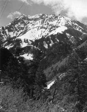 Gebirgslandschaft (vielleicht in den Allgäuer Alpen)