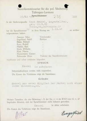 Kessel, Hans