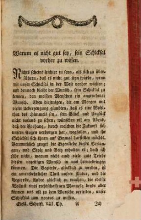 Gellerts sämmtliche Schriften, 7. Gellerts Abhandlungen und Reden
