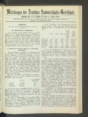Beilage Nr. 13 zu Stück 14 vom 6. April 1901.