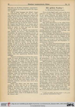 1: Die gelben Farben
