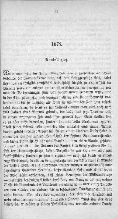 1678. Raule's Hof
