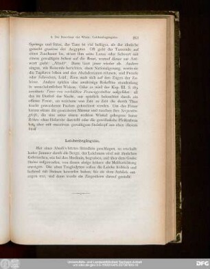 Leichenbegängniss.