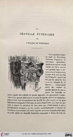3. Pér. 3.1890: La chapelle funéraire de l'église de Bourneau