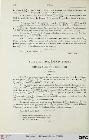2: Notes sur différents points de grammaire et d'histoire, [2]