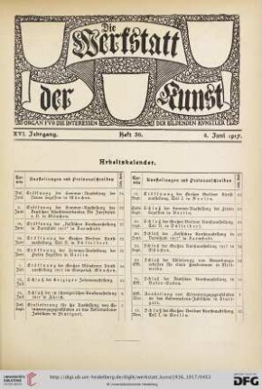 Arbeitskalender