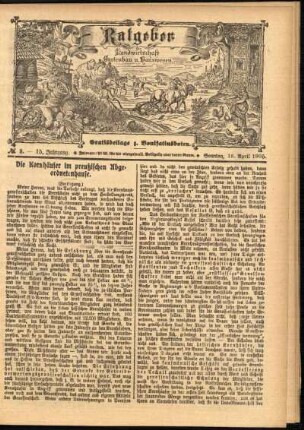 Ausgabe vom Sonntag, den 16. April 1905.