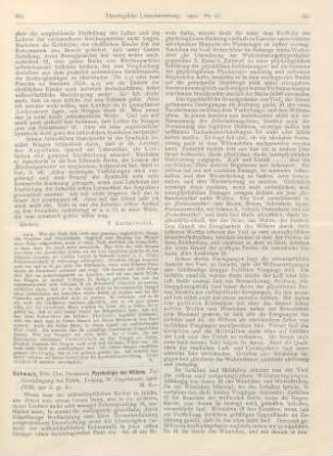685-691 [Rezension] Schwarz, Hermann, Psychologie des Willens