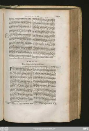 Caput IX. De primi peccati imputatione.