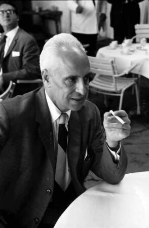 13. Tagung 1963 Medizin; Gruppen beim Bayrischen Frühstück: Severo Ochoa