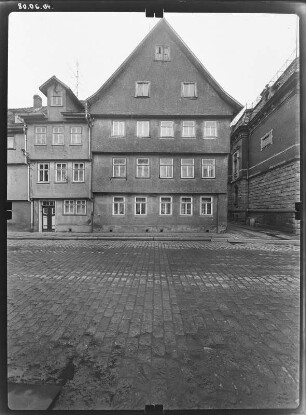 Schmalkalden, Entenplan. Wohnhäuser. Straßenfront
