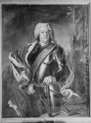 Bildnis Jakob Heinrich Graf Flemming, Geh. Kabinettsminister, Premierminister und Vertrauter Augusts des Starken