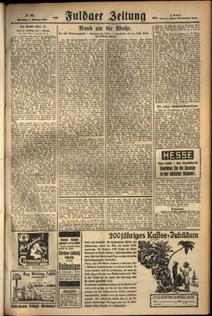 Zweite Ausgabe vom Sonntag, den 05. Februar 1928.