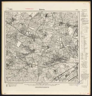 Messtischblatt 4449 = [2544] : Klettwitz, Schipkau, 1912 : Messtischblatt 4449 = [2544] : Klettwitz. - Aufn. 1902, hrsg. 1904, einzelne Nachtr. 1912. - [Berlin] : Reichsamt für Landesaufnahme, 1912. - 1 Kt. : einfarbig. - Mit Zeichenerklärung.