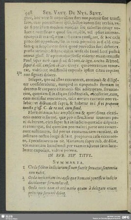 De nullitate ex defectu processus, sive ordinis iudiciarii ac solennitatis, & formæ ipsus sententiæ