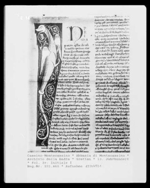Gratian — fol. 2r: Initiale I