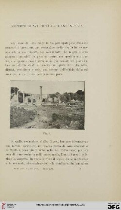 16: Scoperte di antichità cristiane in Ostia