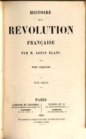 Histoire de la révolution française, 5