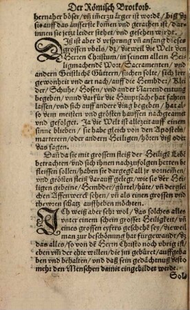 Der Heylige Brotkorb Der H. Römischen Reliquien oder Würdigen Heyligthums procken : Das ist Johannis Calvini Notwendige vermanung von der Papisten Heyligthum ...