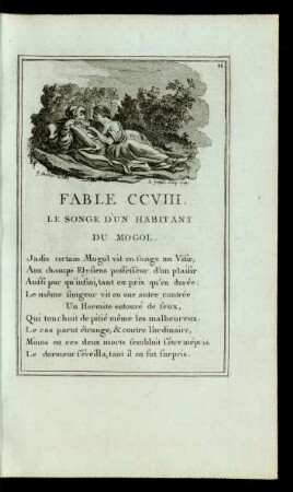 Fable CCVIII. Le Songe D'Un Habitant Du Mogol.