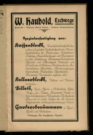 Plan der Staatlichen Schauspiele zu Cassel