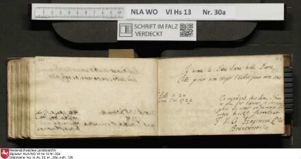 Stammbuch des U. J. Schrader aus Hannover