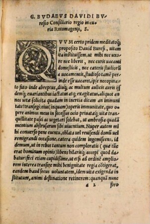 Gvlielmi Bvdaei Consiliarii Regij ... altera aeditio Annotationum in Pandectas
