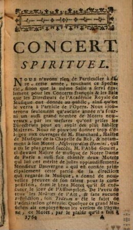 Les spectacles de Paris, ou calendrier historique & chronologique des théâtres, 13. 1764