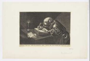 Heiliger Hieronymus schreibend