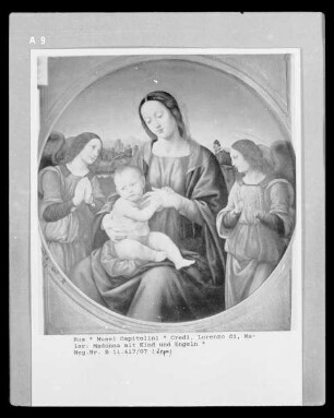 Madonna mit Kind und Engeln