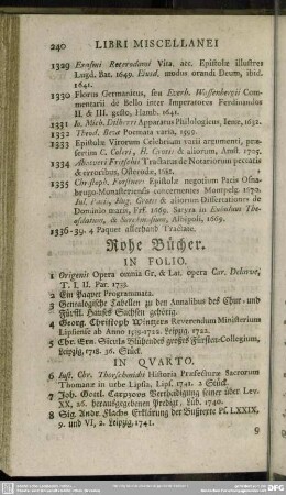 Rohe Bücher