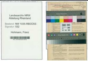 Entnazifizierung Franz Hohmann , geb. 05.09.1901 (Steiger)