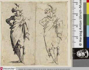 [Ein Edelmann, von vorn gesehen; 2e planche, sans trait carré (87 sur 56)]