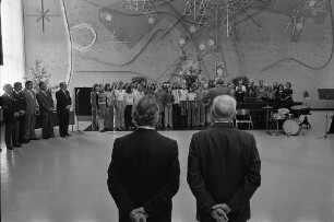 Besuch des scheidenden Bundespräsidenten Dr. Gustav Heinemann in Karlsruhe im Rahmen seiner Abschiedsreise durch die Bundesländer