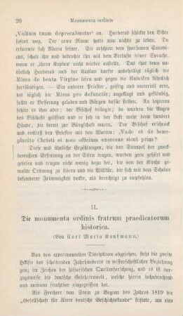 20-36 Die monumenta ordinis fratrum praedicatorum historica