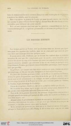 Les derniers renforts … Campagne de pacification au Tonkin