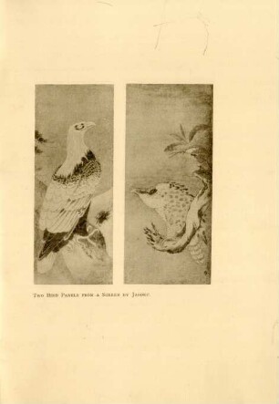Two bird panels from a screen. By Jasoku