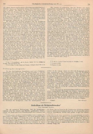 313-320 Söderblom als Religionshistoriker