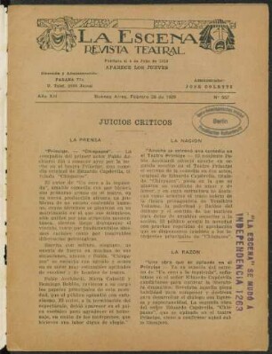 Juicios críticos