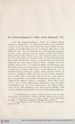 Die Handzeichnungen im Codex latinus Monacensis 716
