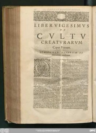 Caput Primum. Status Controversiae De Invocatione Sanctorum.