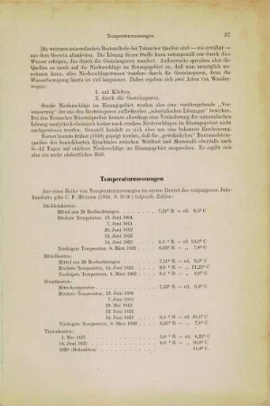Temperaturmessungen